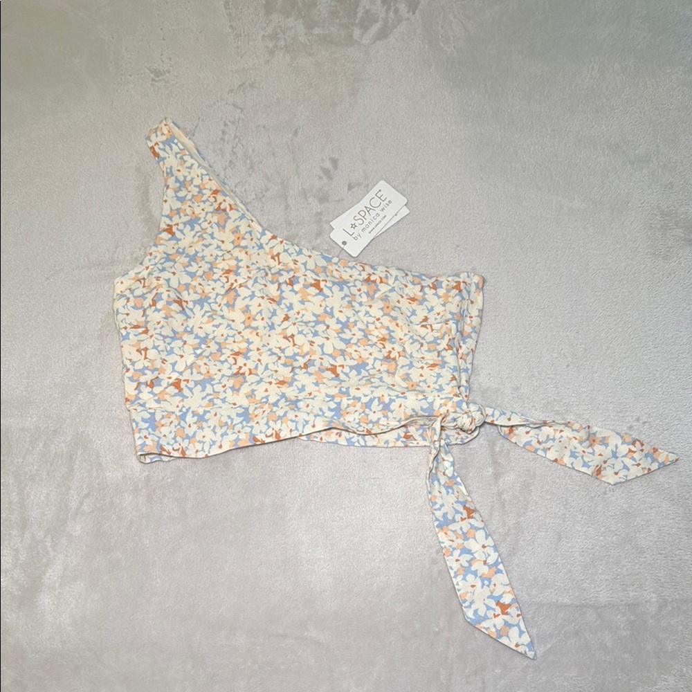 L*Space Floral One-Shoulder Top - Multicolor